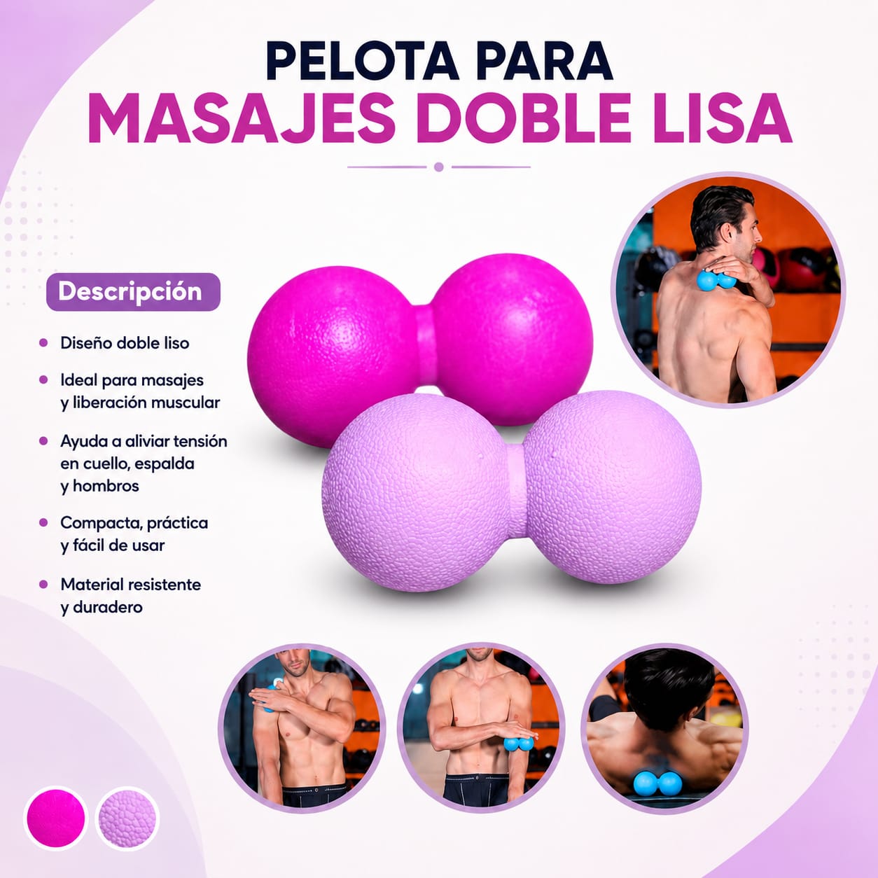 PELOTA DOBLE LISA